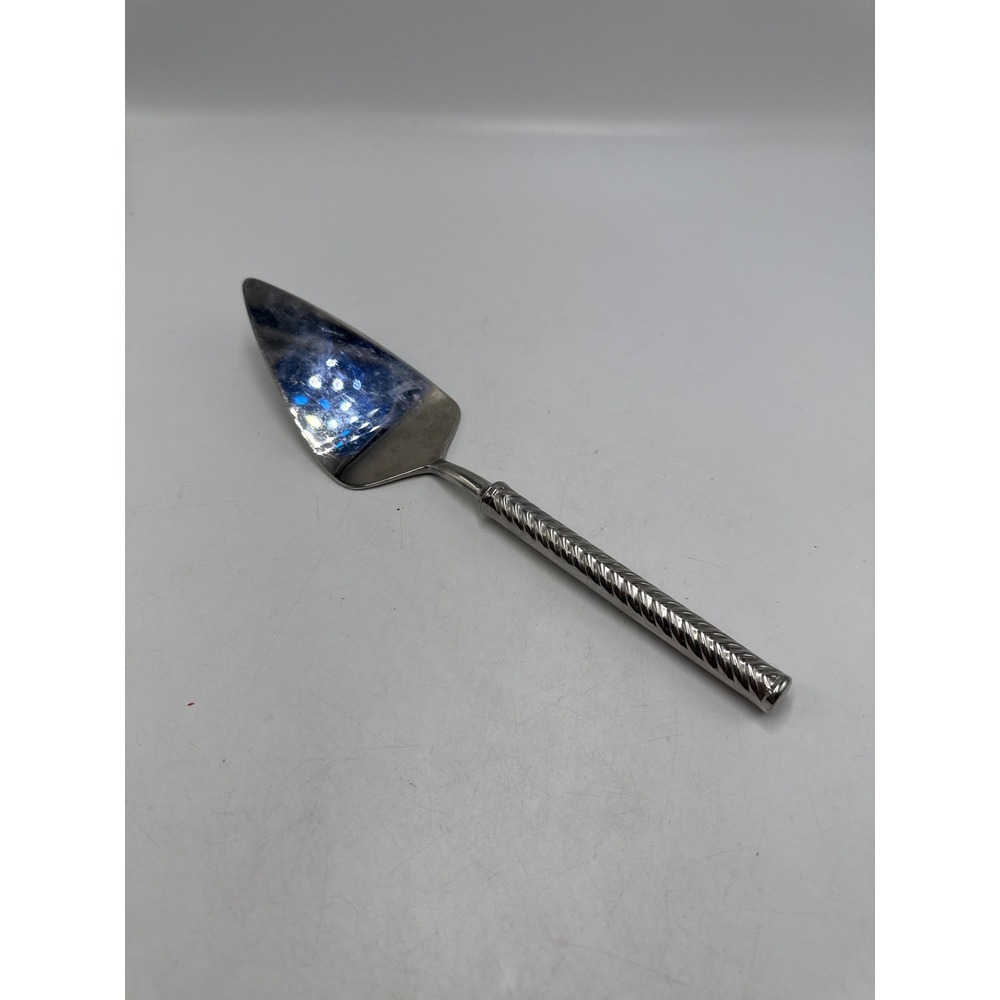 Kate Spade New York Lenox Stainless Steel Cake Server Braided Handle Silver Tone